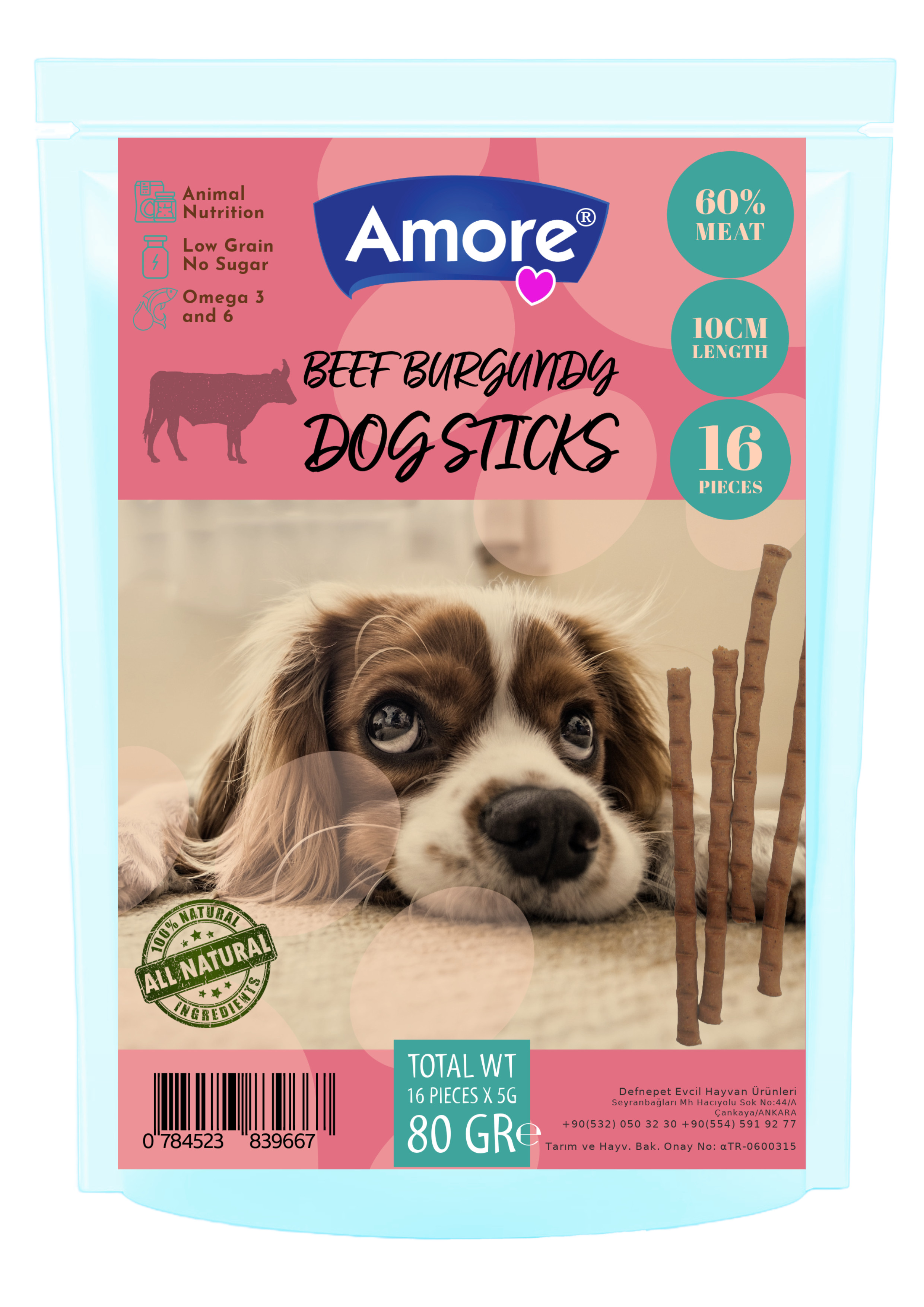 Avida 16lı Beef Sticks Köpek Ödül Çubuğu (Sığırlı)