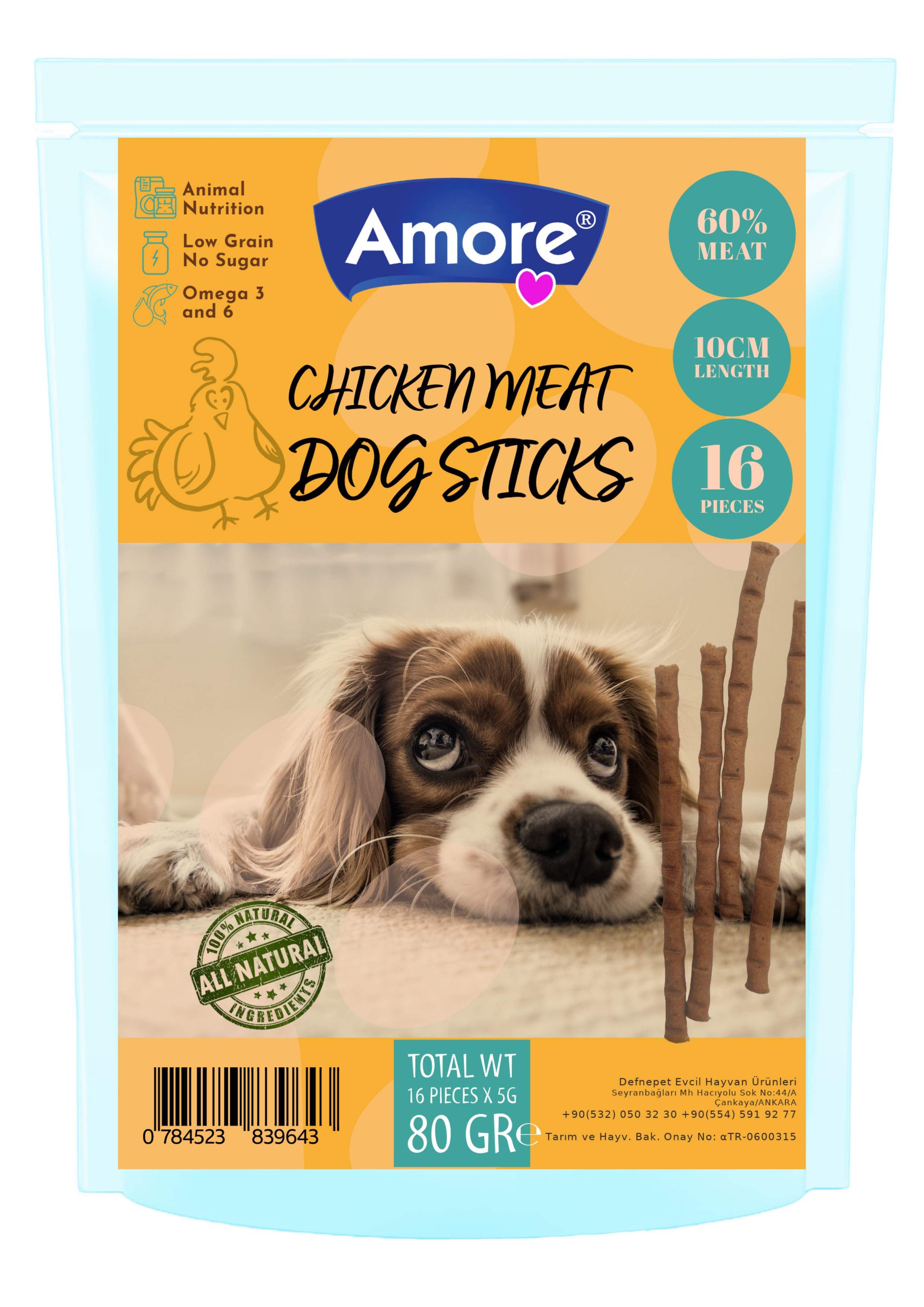 Avida 16lı Sticks Köpek Ödül Çubuğu (Tavuklu)